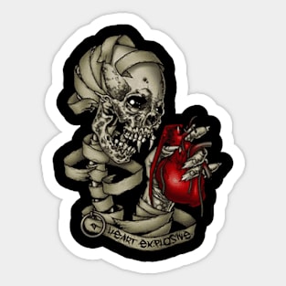 My Heart Explode Sticker